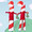 Candy Cane Christmas Stilt Walkers