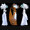 Porcelain Twins Stilt Walkers